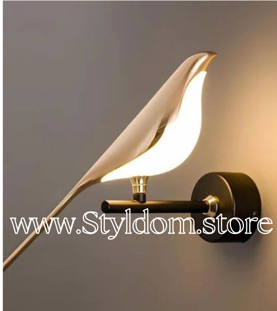 Gold Bird Wall Sconce Lighting Fixture - Modern Decor ✨
